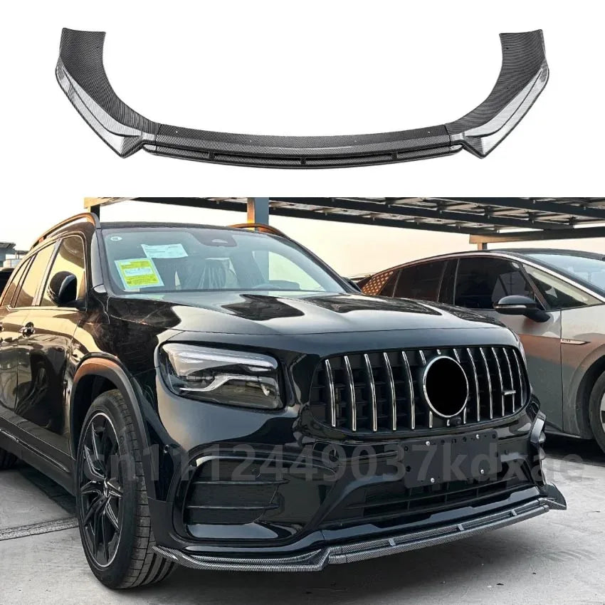 For 2024+ Mercedes Benz GLB X247 GLB220 GLB35 AMG Car Front Lip Spoiler Front Bumper Shovel Spoiler Exterior Body Kits