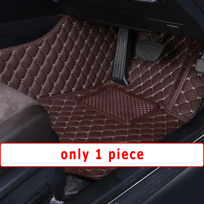 RHD Car Floor Mats For Toyota Highlander XU50 Kluger 2014 2013 2012 2011 2010 2009 (5 Seater) Auto Carpet Accessories Interior