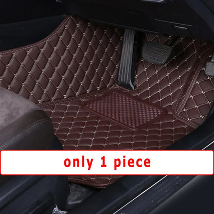 RHD Car Floor Mats For Toyota Highlander XU50 Kluger 2014 2013 2012 2011 2010 2009 (5 Seater) Auto Carpet Accessories Interior