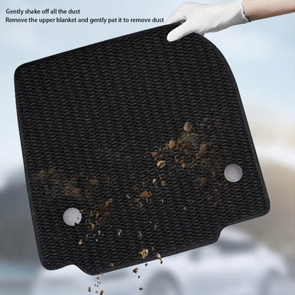 For New Tesla Model Y Launch 2026+ Juniper 2026+ TPE Floor Mats & Cargo Liner, All Weather Trunk Mats Floor Liner Backrest Mats