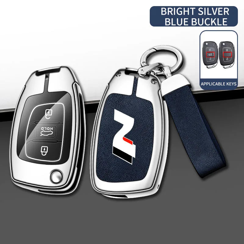 Modern High-End Hyundai Key Cover Suitable for N LINE N IX35 IX25 Tucson Sonata Car Key Case Luxury Design Vehicle Accessories