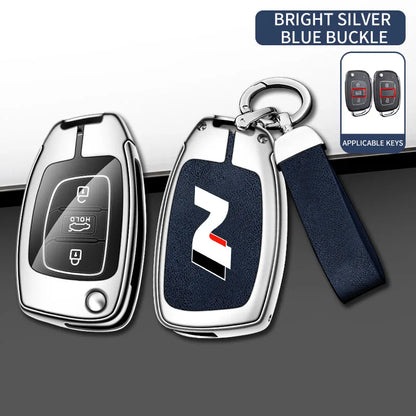 Modern High-End Hyundai Key Cover Suitable for N LINE N IX35 IX25 Tucson Sonata Car Key Case Luxury Design Vehicle Accessories