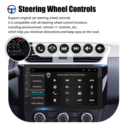 7"/9"/10“ 2 DIN Android 15 4+64G Car Stereo Multimedia Player Universal Carplay Android Auto GPS Navigation FM Radio Touchscreen