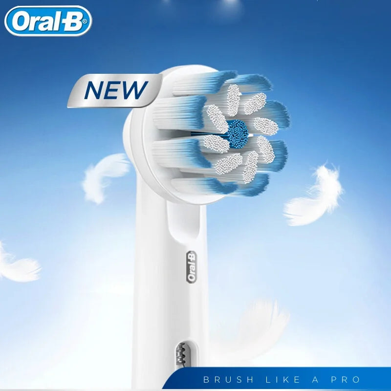 Oral B EB60 Sensi Ultrathin Electric Toothbrush Heads Soft Superfine Bristles Gentle Cleaning Sensitive Gum Protect Gum Bleeding