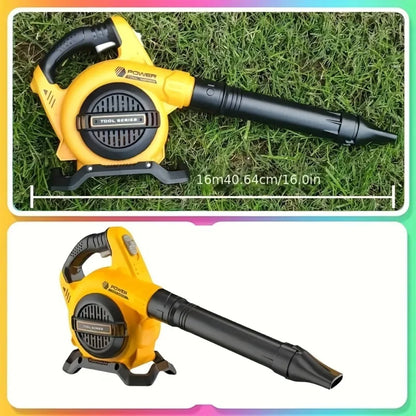 Pretend Play Tool Kids Electric Blower Toy Leaf Blower for Toddlers with Simulation Sound Birthday Gifts for Boys Girls
