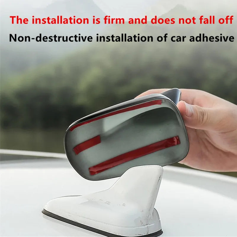 Carbon Fiber Car Antenna Roof Decoration Shark Fin Signal Antenna for Audi A3 A4L A5 A6L Q3 Q5 Q7 Q5L 2017-2022 Car Accessories