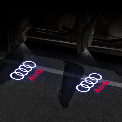 2Pcs HD Car Door Car sticker Lamp Car Door Welcome Light For Audi Sline Q3 A5 A7 A3 Q5 Q7 A4L RS Quattro S3 S4 S6 S5 S7 S8