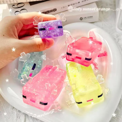 Axolotl Squeeze Soft Squishy Stretchable Stress Relief Perfect for Halloween Christmas Birthday Party Favor Classroom