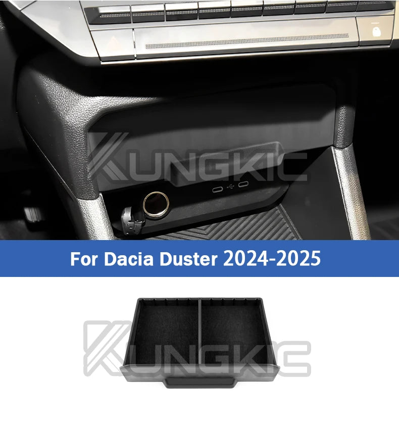 Car Central Storage Box For Dacia Duster 3 2024 2025 2026 Central Control Container Auto Dacia Duster 3 2025 Accessories
