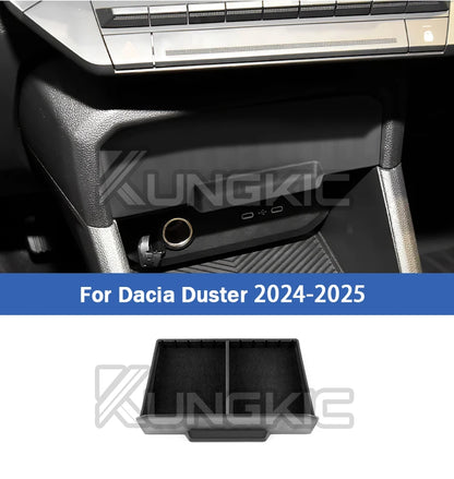 Car Central Storage Box For Dacia Duster 3 2024 2025 2026 Central Control Container Auto Dacia Duster 3 2025 Accessories