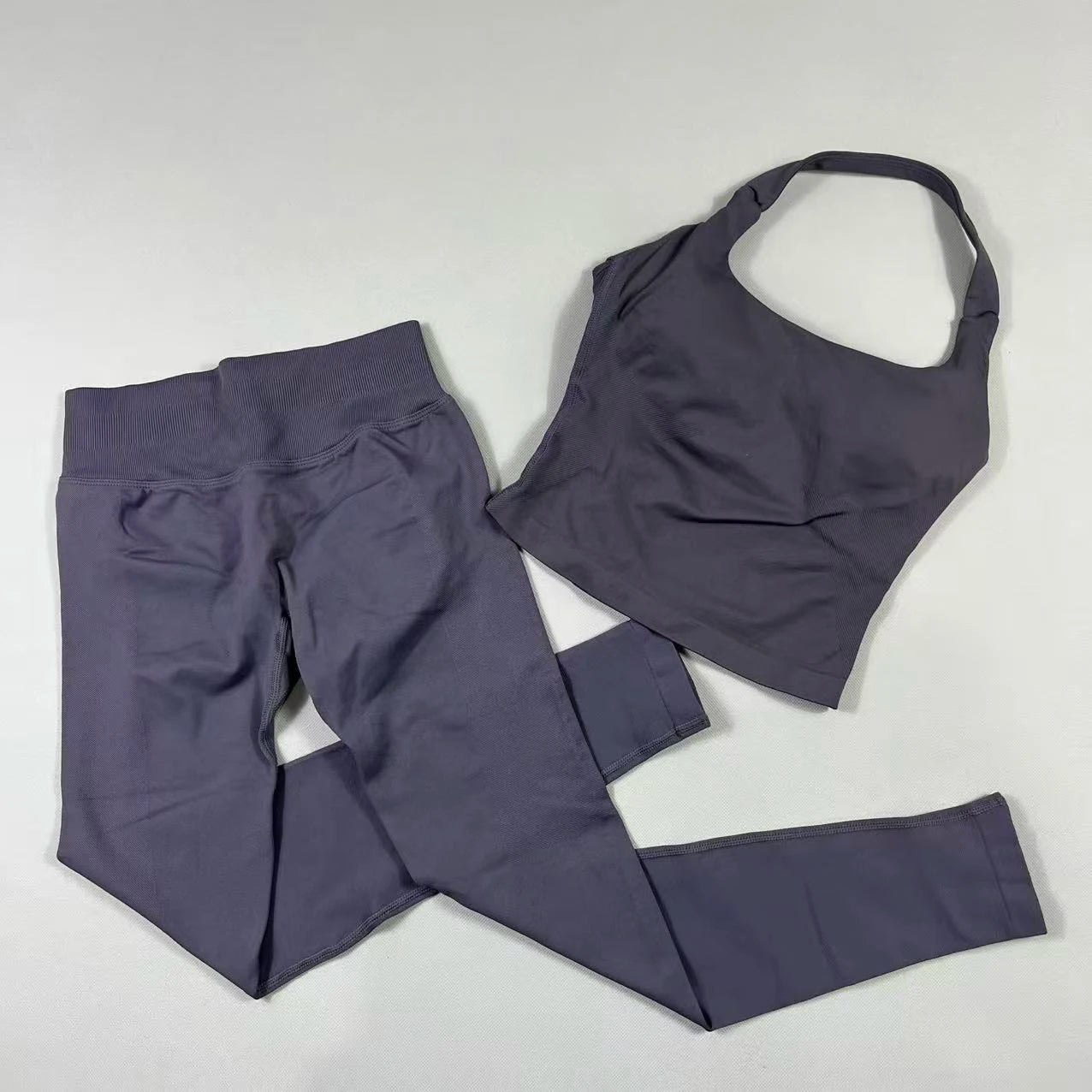 2 Pieces Sportswear Women Yoga Set Gym Clothes Sportswear Yoga Suits High Waist Scrunch Fitness Tracksuits  Pilates Set