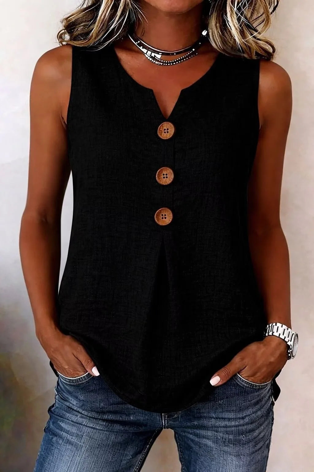 Solid Casual Loose Sleeveless Blouses For Women Fashion Summer Women's Oversized Shirts And Blouses Elegant Youth Female Tops