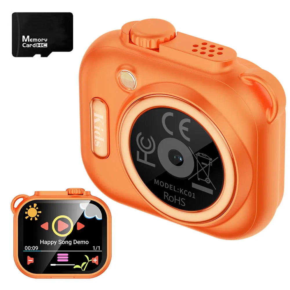 Mini Children's Camera Thumb Digital Cameras Story Machine Micro Camcorder Support SD Card With 1.85" Screen Toy Camera for Kids