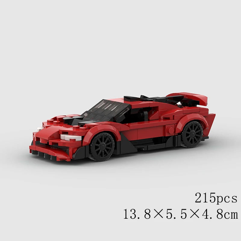 MOC Speed Car Miata MX-5 NA M3 Super Race Sport Vehicle Model Building Block Technical Racing Brick Toy Christmas Gift City
