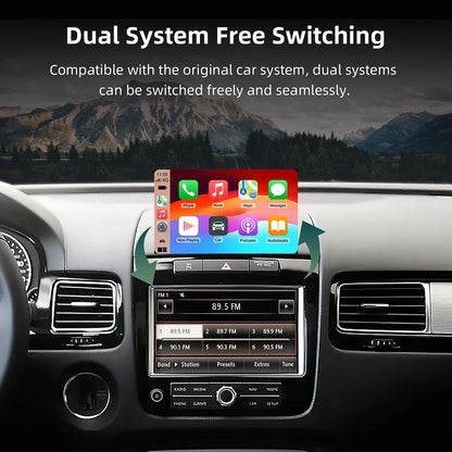 Wireless CarPlay Retrofit Box For Volkswagen Touareg RNS850 2011-2017 8 Inch Android Auto For Apple CarPlay Vw Navigation Mirror