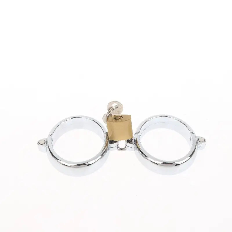 DIY Metal Tool Lock Elliptical Metal Ring Chain Bdsm Home Men's And Women's Slave Restraint Tool Parts Accessories Sex Products