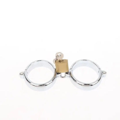 DIY Metal Tool Lock Elliptical Metal Ring Chain Bdsm Home Men's And Women's Slave Restraint Tool Parts Accessories Sex Products