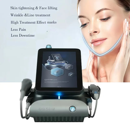 Beauty salons use three in one multifunctional, skin tightening, and facial care equipment