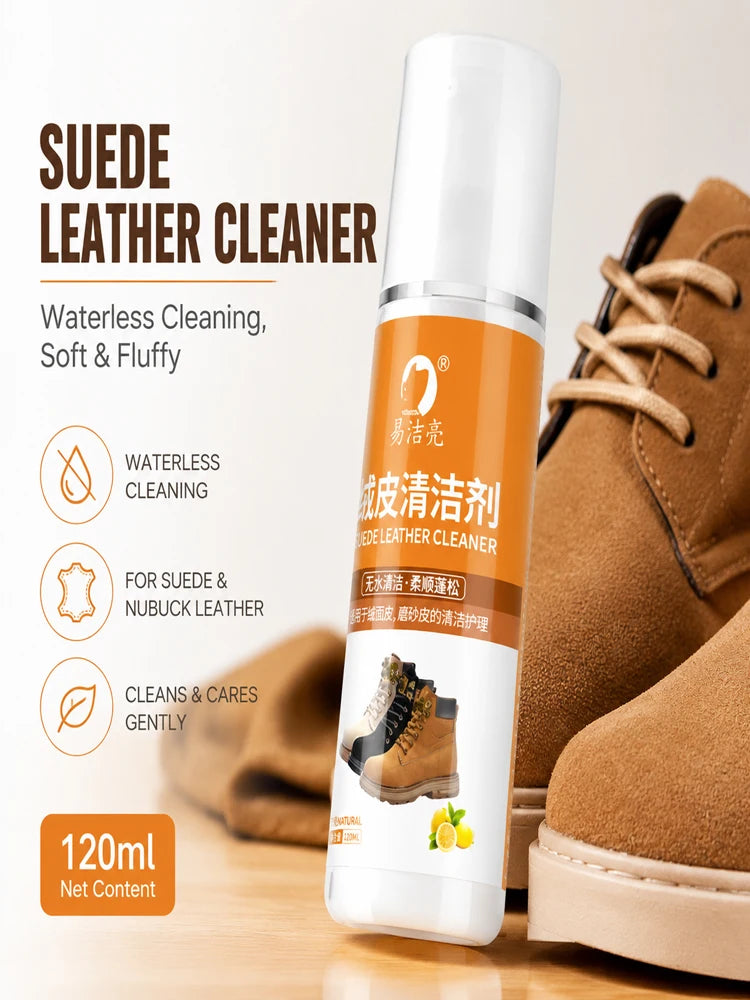 Easy Clean Bright Velvet Leather Care Agent for Cleaning And Conditioning Suede And Matte Leather