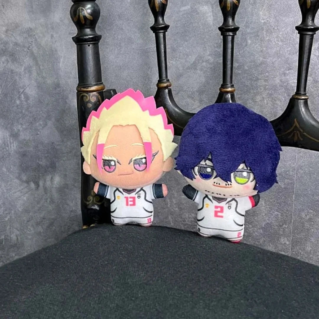 Anime Blue Lock Vol.9 Vol.10 Rin Itou Bachira Meguru Cosplay Plush Doll Fluffy Maumet Pendant Toys Gifts