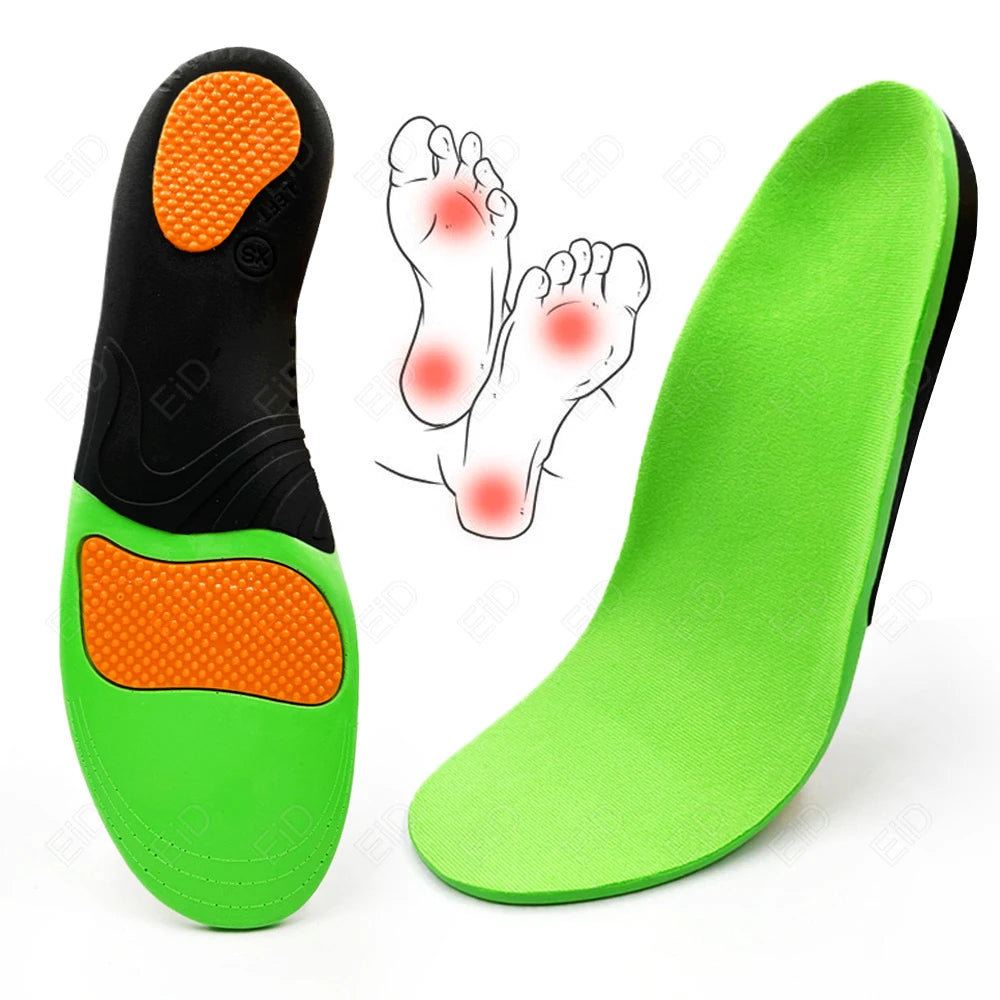 EiD Best Orthotic Insole Arch Support X/O Leg Flat Foot Health Shoe Sole Pad insoles for Shoes insert padded Orthopedic insoles
