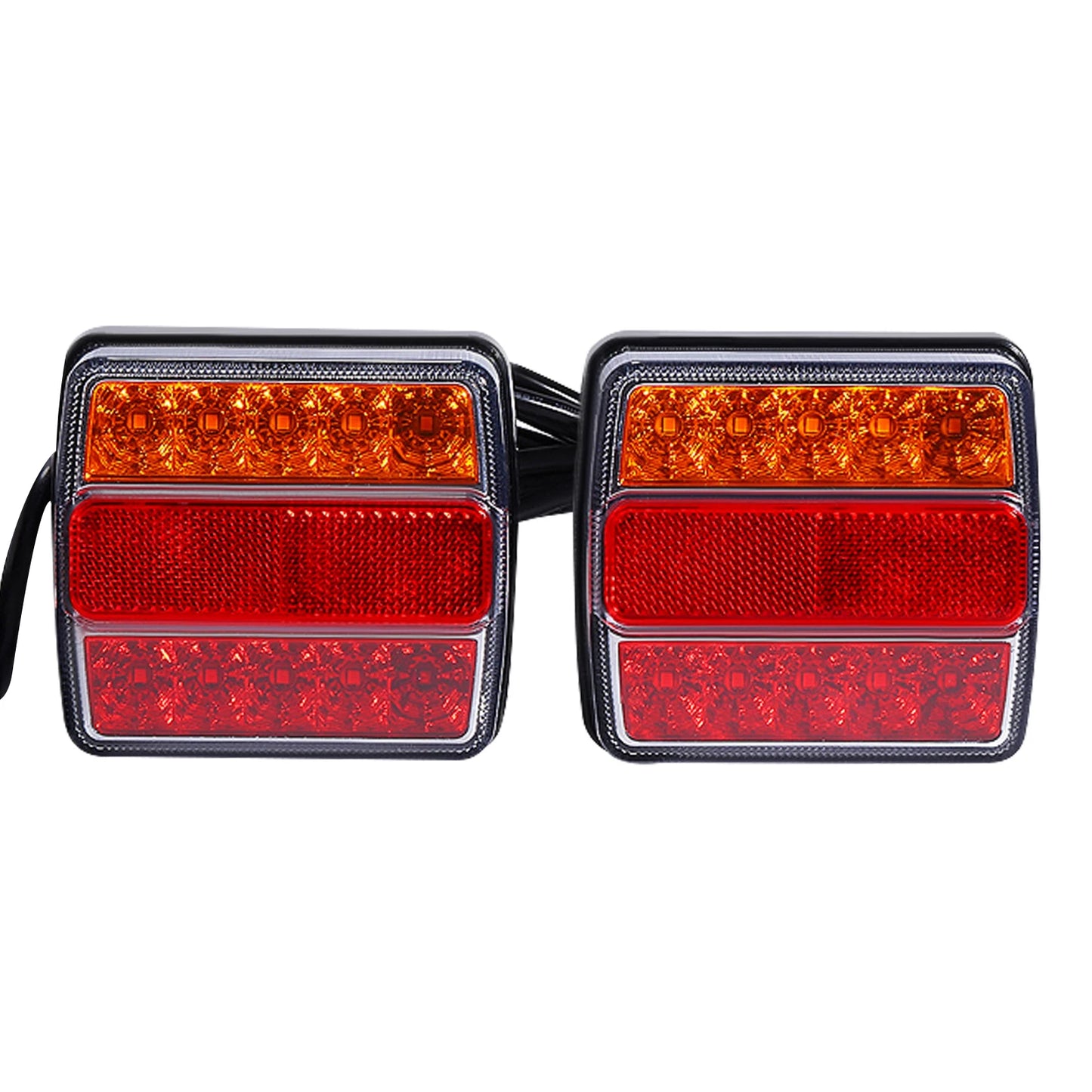 3256807765834798Led Trailer Tail Light Set, 12v, With 7-Pin Plug, Durable Material, Easy To Install, Improves Visibility, Licens