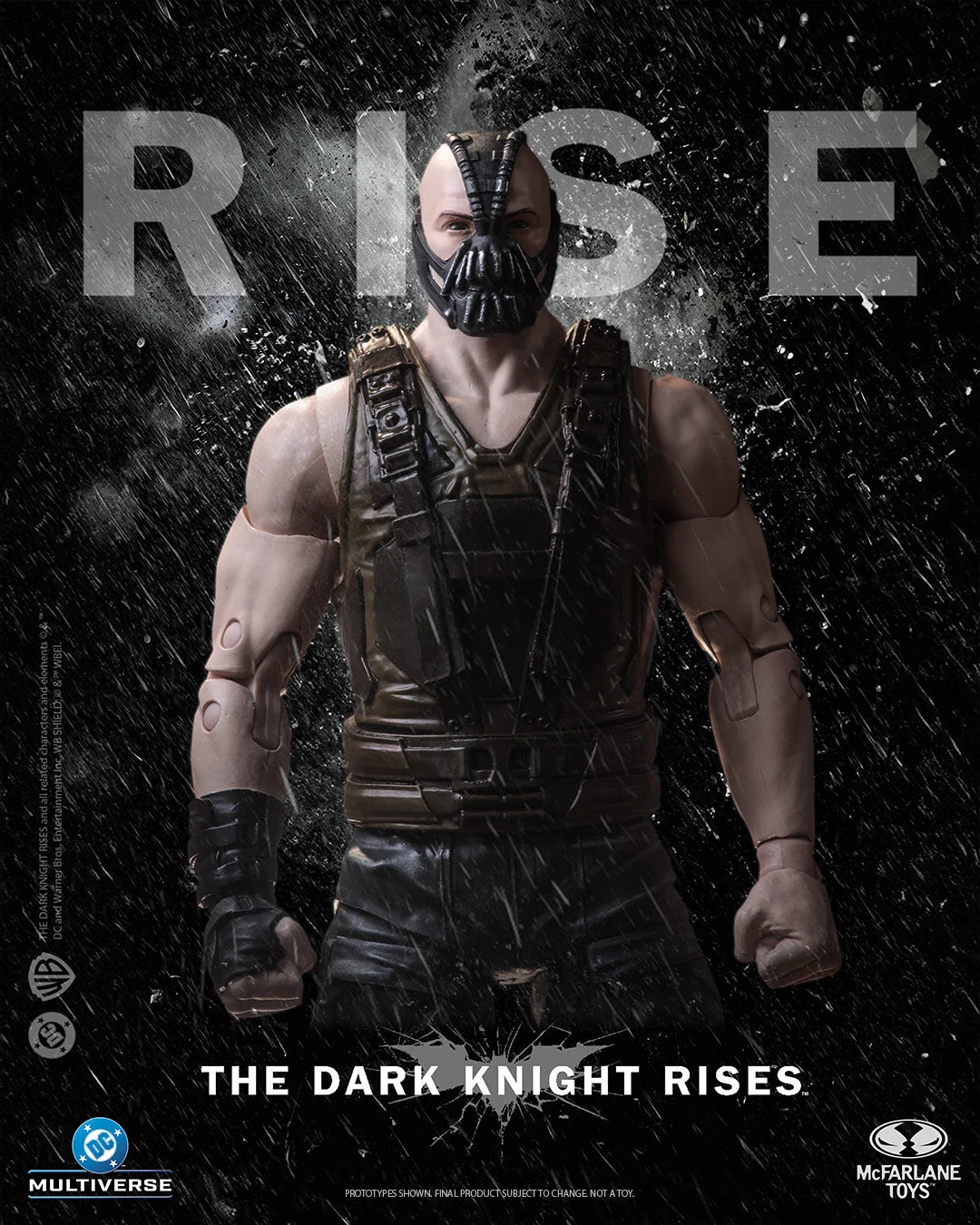 McFarlane Toys Dark Knight Rises 7in-Bane Action Figure Dc Theatrical Deluxe BANE Model Doll DC Multiverse Garage Kit