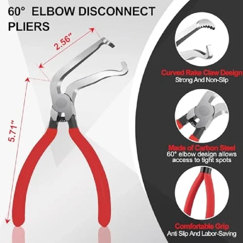 3PCS Electrical Disconnect Pliers, Automotive Electrical Connector Removal Tool, Connector Separator for Cars, Trucks, SUVs