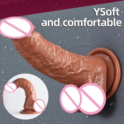 Penis Adult Sex Toy Suction Cup Female Masturbators Adult Sex Toys Dildos Masturbation Realistic Dildo Women Couples Pleasure 18