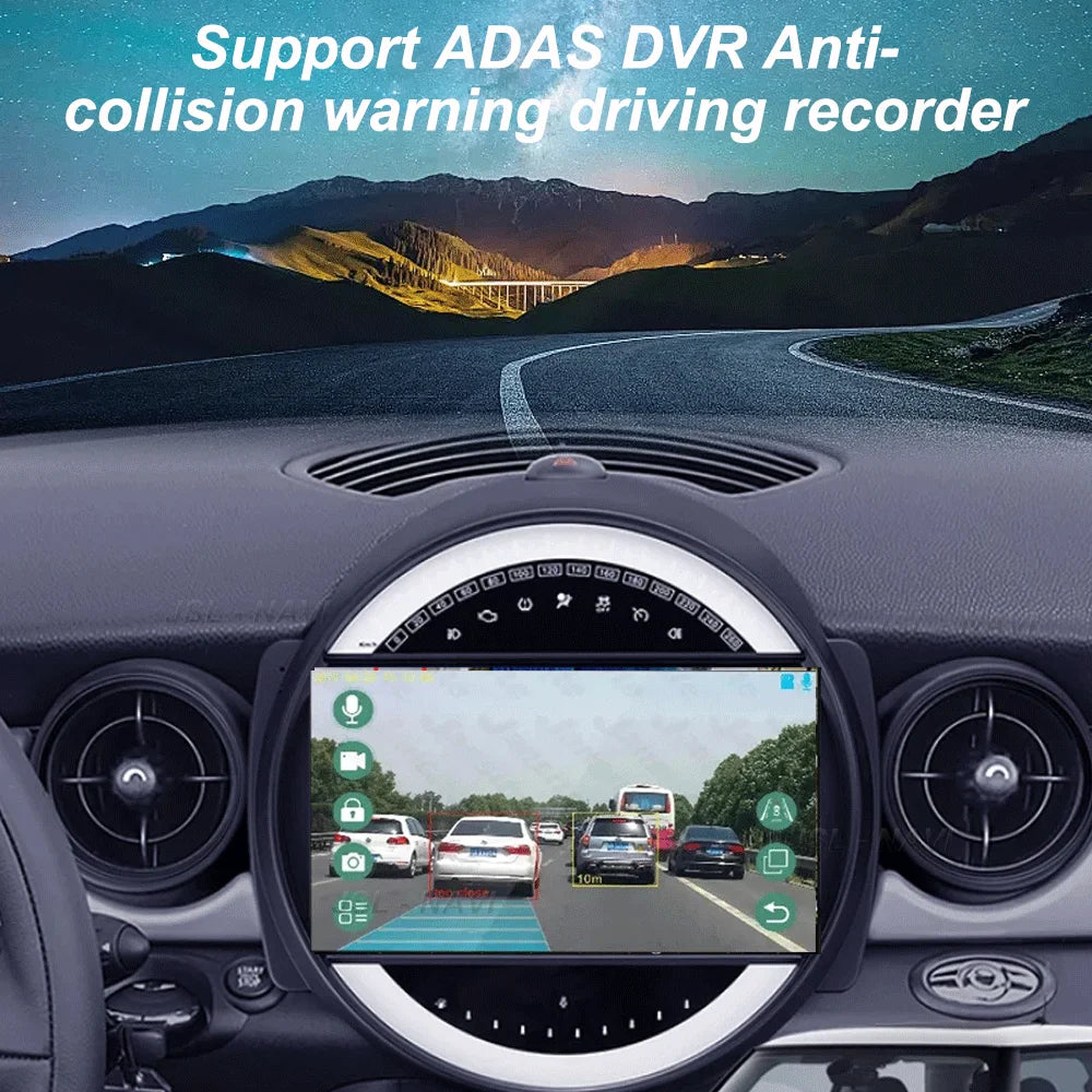 Car Radio Android 16 For BMW Mini Cooper R56 R60 R51 2006 - 2015 GPS Carplay Navigation Stereo Auto DSP BT DVD Multimedia Player