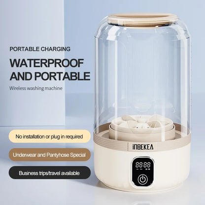 Portable Washing Machine Small Washing Machine Portable Deep Clean Laundry Tool Clothes Cleaner For Socks Portable Laundry Cup
