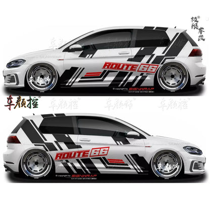 Car stickers For Volkswagen Golf8 MK5 MK6 MK7 GTI POLO customized exterior design sporty fashionable decals Vinyl  Accessories