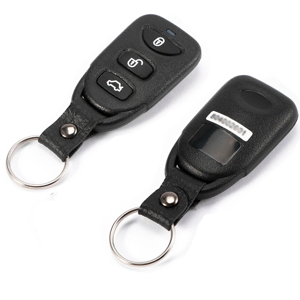 HIPPCRON 12V Car Auto Remote Central Kit Door Locking And Unlock Universal Vehicle Keyless Entry System with 2 Remote Control
