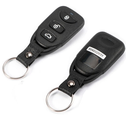 HIPPCRON 12V Car Auto Remote Central Kit Door Locking And Unlock Universal Vehicle Keyless Entry System with 2 Remote Control