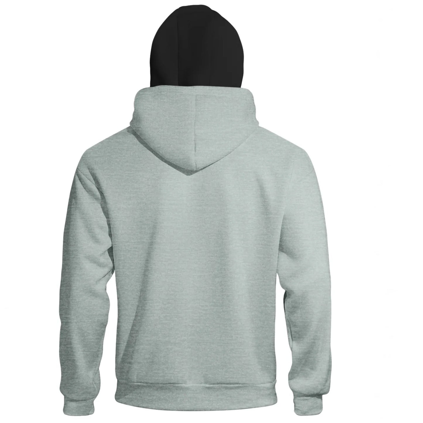 Men's Full Zip Hoodie with Built-in Face Mask Balaclava Techwear Sweatshirt with Crossbody Strap Tactical Streetwear Top