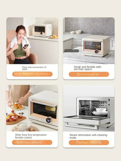 220V Midea Micro Steaming and Baking Integrated Household Intelligent Multi functional Variable Frequency Microwave Oven AD