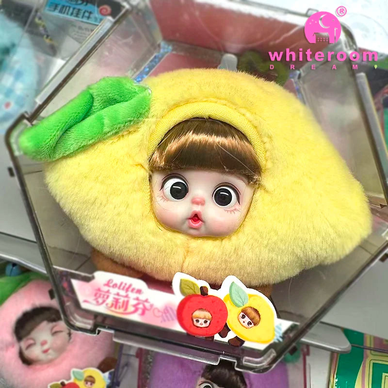 Doll accessori Furry Animal Mini Doll Plush Toy BJD Pendant Mobile Phone Lanyard Backpack Autumn Winter NewYear Gift Girl Plush