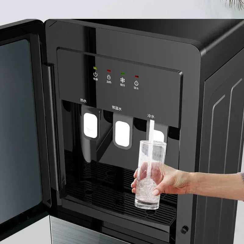 Vertical Electric Water Dispenser - Cool & Warm. Family Drinking Tool for Living Room.