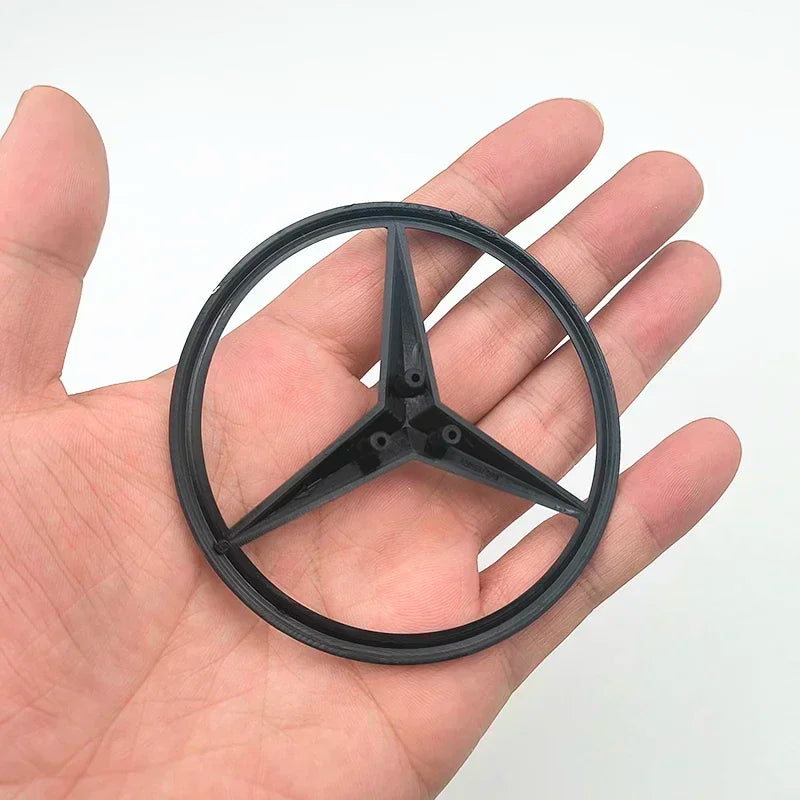AAA 3d ABS Black Rear Trunk Star Logo For Mercedes Benz W203 W204 W205 W212 W213 W176 W177 W222 W223 W117 W246 X156 X253