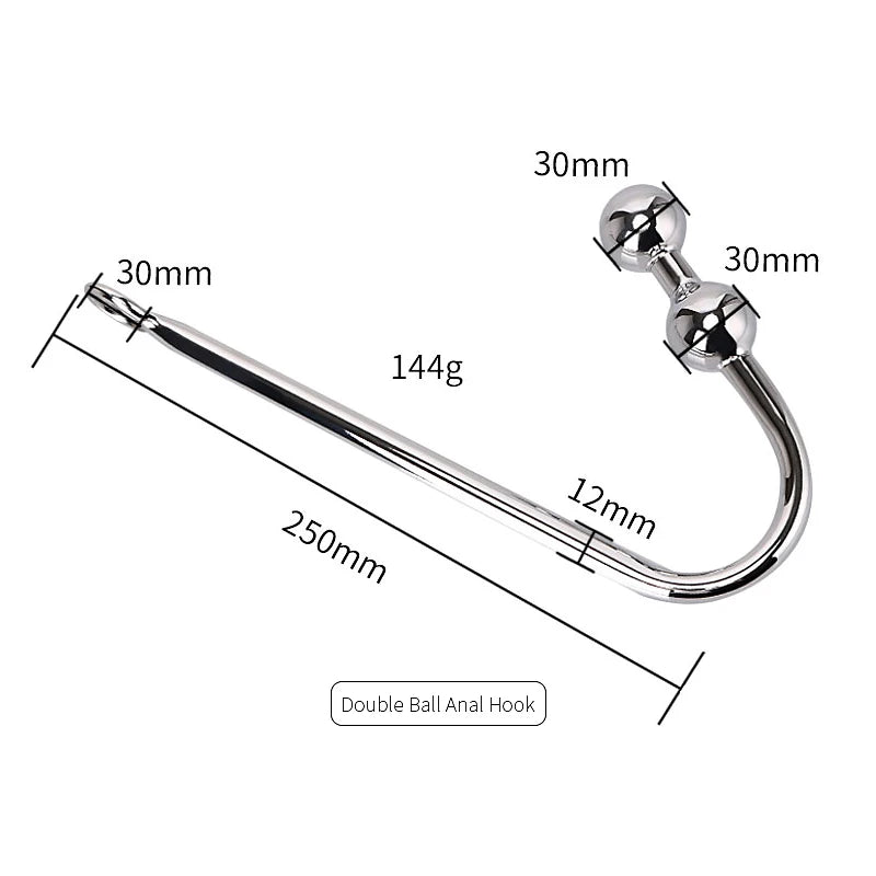Alternative Sexual Couples Kit Metal Anal Hook Harness Necklace Bondage Handcuffs BDSM Sex Toys for Women Sadomasochism Accessor