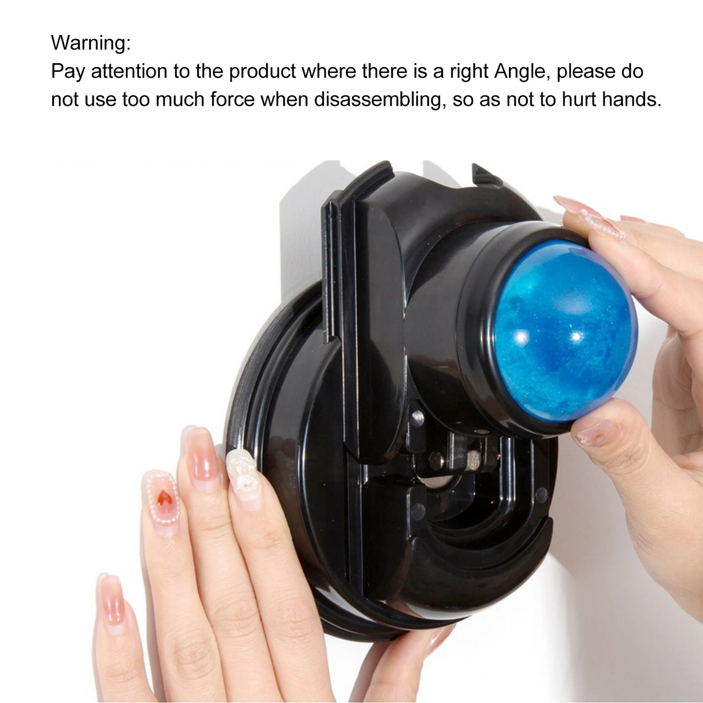Wall Massage Roller Manual Suction Cup Massage Ball 360 Degrees Rotation Mountable Muscle Massage Ball