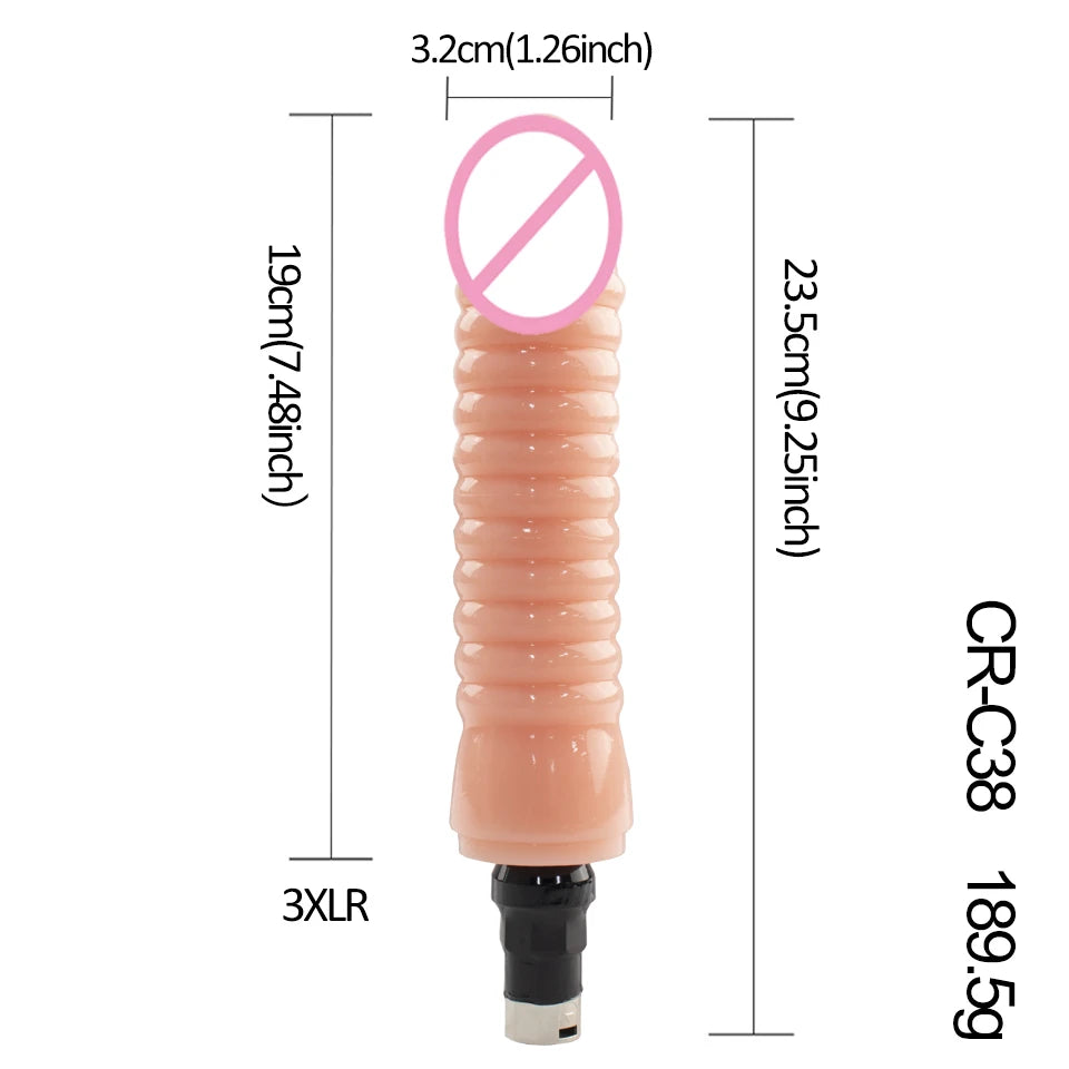 Dildo-Entry-Level Sex Machine A2/F2/F3 Accessories 3XLR Accessories Dildos Suction Cup Sex Products For Women And Men