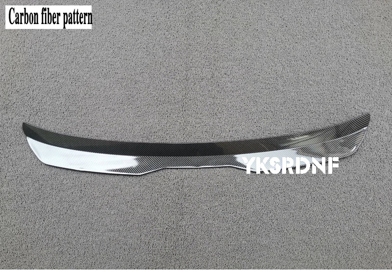 High Quality ABS Rear Roof Spoiler For Ford Smax S-max Mini Window Wing Glossy Black Carbon Fiber Style Auto Exterior Decoration