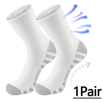 INSELLE Men's Professional Sports Socks, Towel Bottom, Shock Absorbent, Buffer, Arch Protection, Odor proof, Sweat wicking