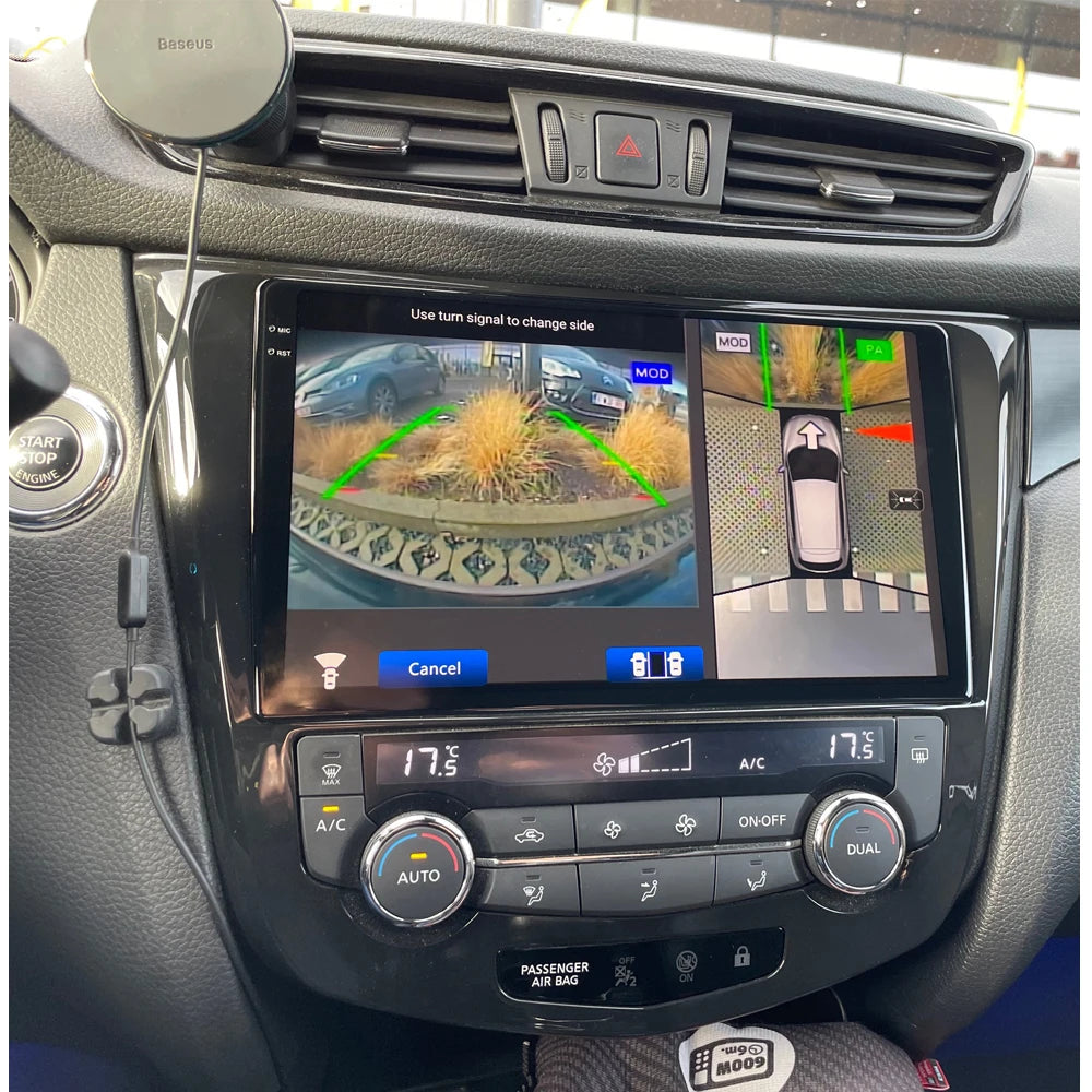 SINOSMART Android GPS for Nissan Qashqai J11 X-Trail T32 Rogue 2014–2018 with OEM 7" Screen Support BOSE 360 CarPlay AndroidAut
