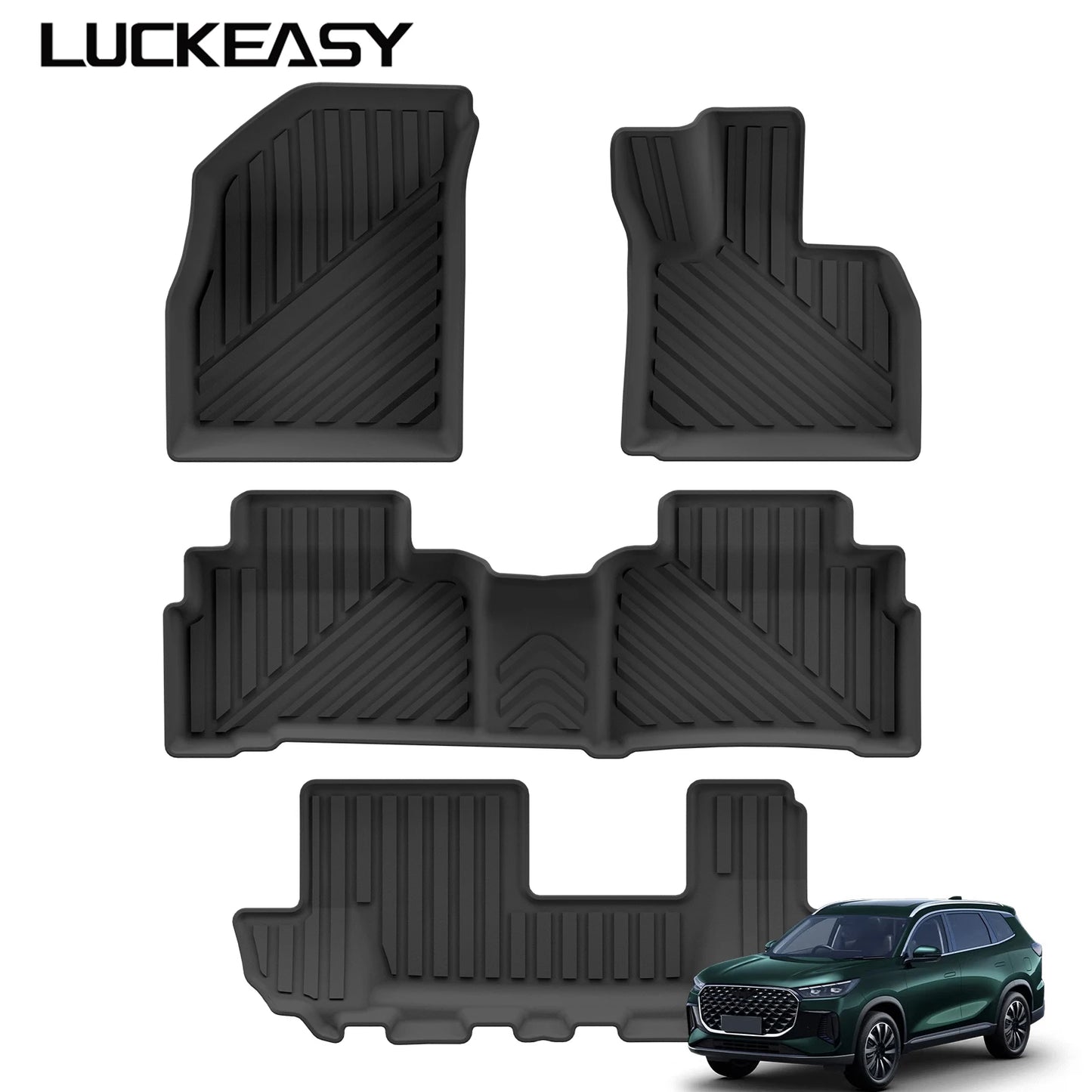 for Chery Tiggo 8 Hybrid 2025 2026 Car Floor Mats Protective Mat Accessories Trunk Mat Cargo Liner Only Fit Right Hand Drive