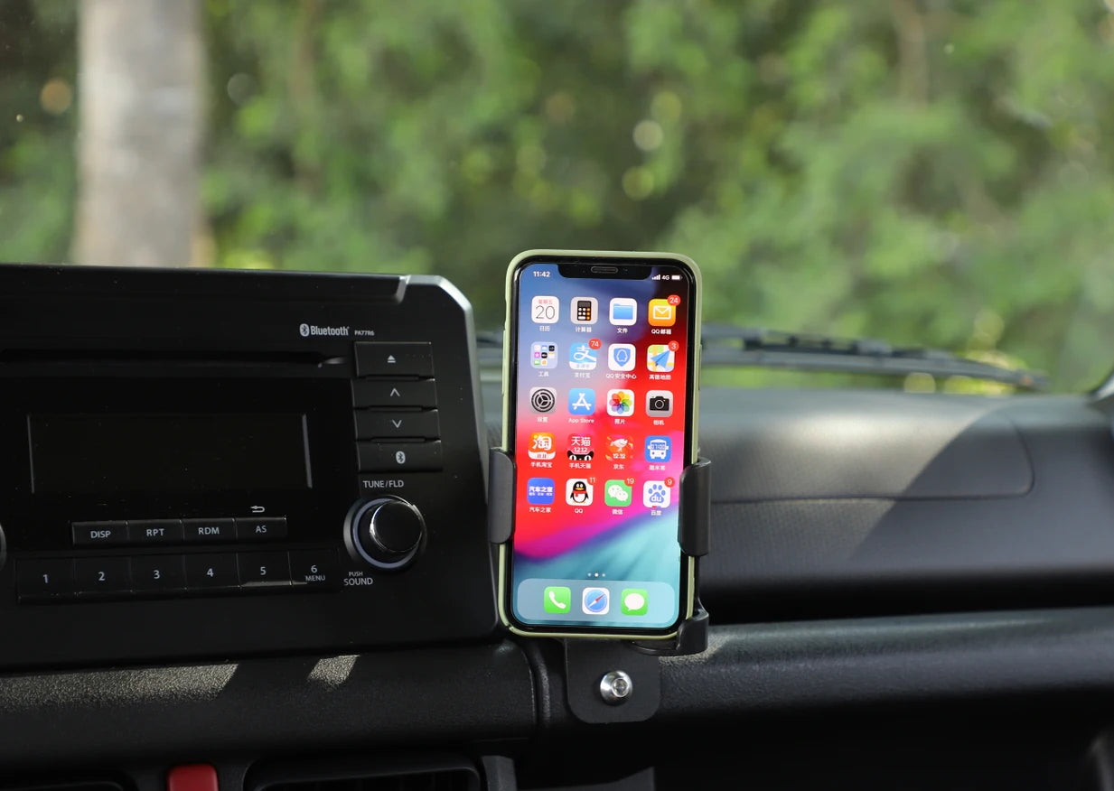 Car Co-pilot Handle Expansion Storage Box Multi-Function Cup Phone Holder Stand for Suzuki Jimny JB64 JB74 2019-2025 Accessories
