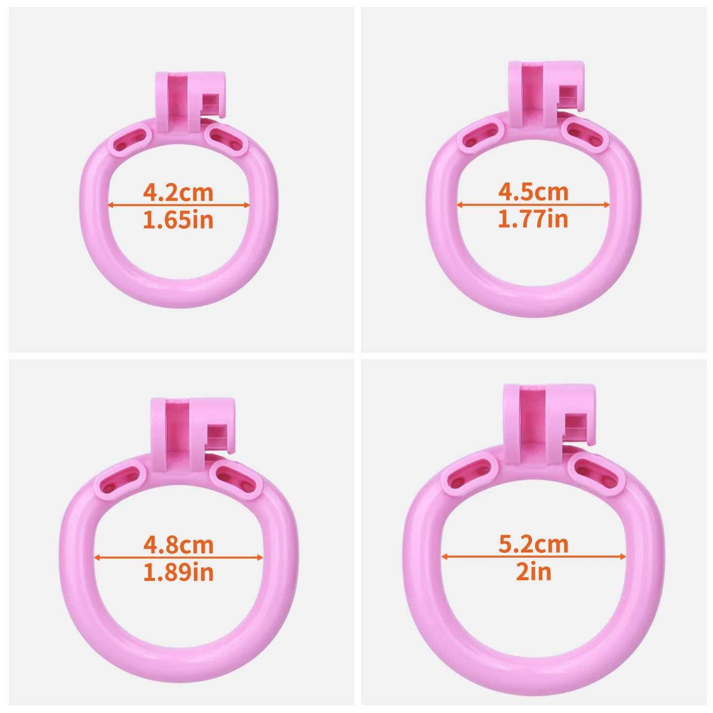 FRRK ABS Mini Clitoris Chastity Cage Three-Way Harness Belt Pearl Decor Intimate Restraint Wearable Gear For Adult 18+ Men