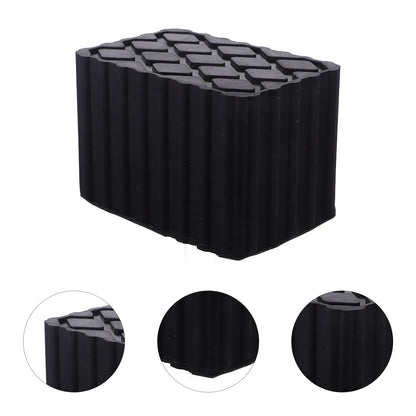 Rubber Car Lift Block Auto Floor Jack Spacer .7x3.1x3.1 Heavy Duty Shock Absorber Cushion Shockproof Antislip Pad for Jack