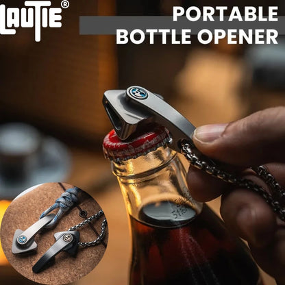 LAUTIE Pointer Pendant Portable Bottle Opener Fidgers Toys Desk Toys Creative Necklace Multiful EDC Tools Gift for Someone